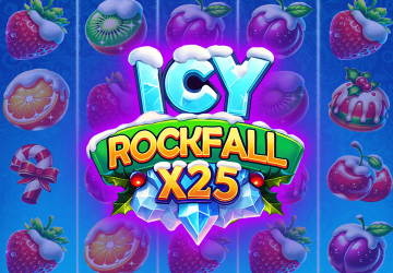 Слот Icy Rockfall X25 в казино Лавина